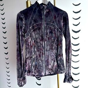 Lululemon Velour Define Jacket Deep Purple